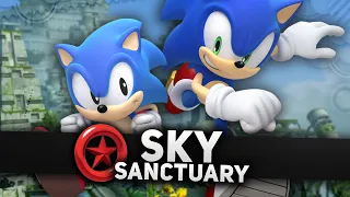Sonic Generations - All Sky Sanctuary Act 1 and Act 2 Red Star Ring Locations and S-Ranks (4K)
