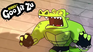 Rockjaw is scared? | HEROES OF GOO JIT ZU | cartoon for kids | GOO JIT ZU TOYS!