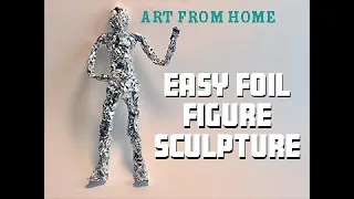 Foil Human Figure Sculpture