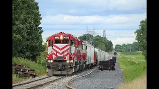 WSOR L595 With a Pair of SD40-2's (4K)