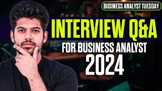 Business Analyst Interview Questions and Answers 2024 | ZERO Coding | Hrithik Mehlawat | BAT 02