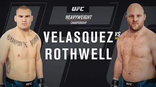 UFC 4 Gameplay Cain Velasquez vs Ben Rothwell