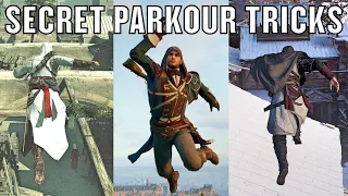 10 Secret and Unique Parkour Moves You Might Not Know About (Assassin's Creed Games)
