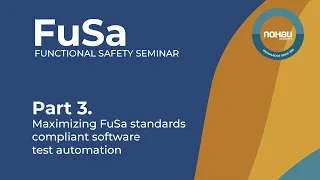 FUNCTIONAL SAFETY SEMINAR (FuSA) Part 3. With QA-Systems