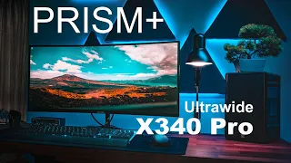 34'' Ultrawide 100Hz Monitor for Gaming and Productivity - PRISM+ X340 Pro