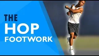 Tennis Approach FOOTWORK − Hitting While Moving Forward