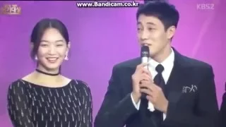 [ENG SUB] So Jisub and Shin Minah KBS Best Couple Award Interview | 151231