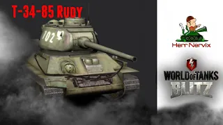 ⏯ T-34-85 Rudy • 3231dmg • 3kills • Wot Blitz  •