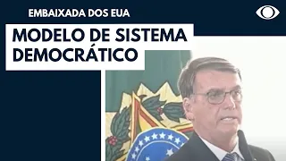 Embaixada dos EUA: Eleições no Brasil são modelo e EUA confiam em instituições