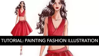 Tutorial: Basic Fashion Illustration in Gouache/Watercolor