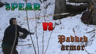 Testing the Effectiveness of a Spear Throw Against Padded Armor