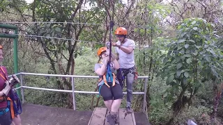 Zip Lining in Mindo Cloud Forest - Ecuador