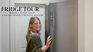 FRIDGE TOUR, WHAT WE EAT & WHY WE PICKED THE HAIER CUBE FRIDGE FREEZER FOR OUR REMODELLED KITCHEN ad