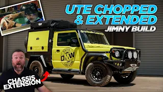 15 Year Old Girl CHOPS Her Suzuki Jimny - Ute Chopped and Chassis Extended Suzuki Jimny Build