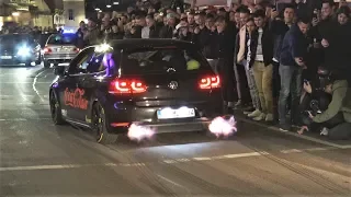 VW Golf 6 GTI - LOUD ANTILAG Sound & Flames!