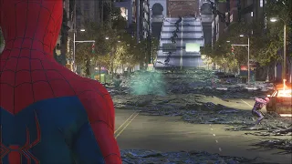 Spider-Man 2 Symbiote invasion free roam (suit swap)