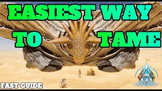 THE EASIEST WAY TO TAME THE OASISAUR IN ARK SCORCHED EARTH | ARK SURVIVAL ASCENDED