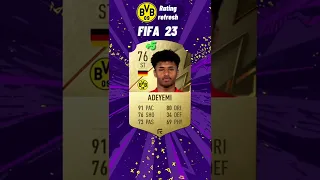 Dortmund rating refresh FIFA 23 #football #shorts #viral #trending