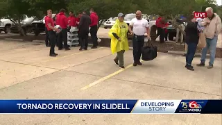 Slidell residents flock to resource center after tornado damage