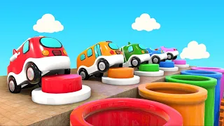Baby Shark Song - color pipe slide Soccer ball play - Nursery Rhymes & Kids Songs