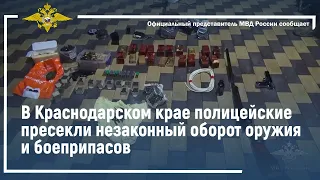 Ирина Волк: В Краснодарском крае полицейские пресекли незаконный оборот оружия и боеприпасов