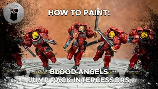 Contrast+ How to Paint: Blood Angels Jump Pack Intercessors