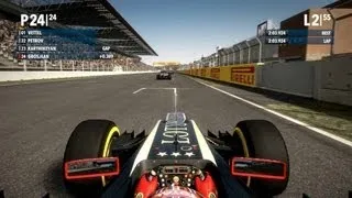 F1 2012, 24th to 1st, 100% race, legend ai, Grosjean, Korea