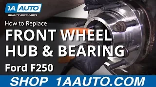 How to Replace Front Wheel Hub Bearing 11-16 Ford F250