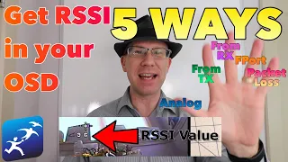 5 Ways to Setup RSSI in your OSD, Analog, TX Telemetry, Receiver Channel, FPort, SBUS Packet Loss