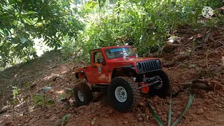 scx10 full metal... Clone cobaan naik bukit rambutan...