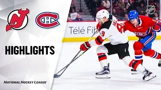 Монреаль - Нью-Джерси / NHL Highlights | Devils vs. Canadiens 11/28/19