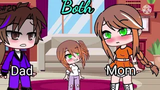 🐱✨top 25 “choose mom or dad” meme✨🐱 gacha life and gAcHa club 👍❤️