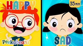 If You're Happy and You Know It Song | Emotions & More #kidssongs with Peekabeans