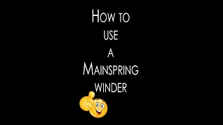 How to use a Mainspring-winder #shorts #diy #uhr #tutorial #watch