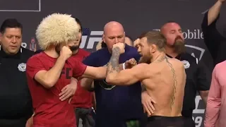 UFC 229: Khabib vs McGregor Weigh-in Faceoff