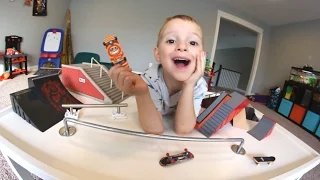 Father & Son  EPIC FINGERBOARD PARK!