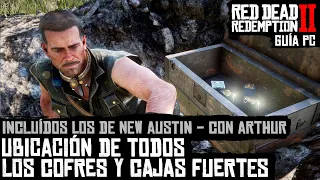 ✔ Red Dead Redemption 2 [PC] Ubicación de todos los cofres y cajas fuertes con Arthur (v1.23)