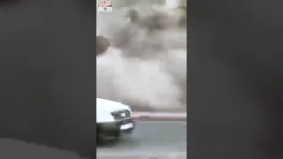 خطير 😱 لحظة انهيار عمارة بالدار البيضاء كانت في طور البناء