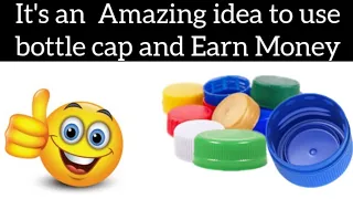 I make MANY and SELL them all! Super Genius Recycling ldea with Plastic bottle-cap