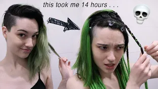 Hair Transformation - Toxic Princess