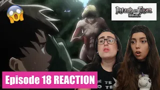 ATTACK ON TITAN Reaction 1x18 -"FOREST OF GIANT TREES: THE 57TH EXPEDITION BEYOND THE WALLS, PART 2"