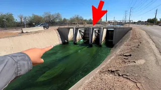 Fishing Urban Spillways LOADED w/ Fish! (Insane)