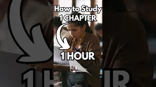 How to Study 1 Chapter in 1 Hour? 🔥 Best Study Tips and Tricks #studytips #studymotivation