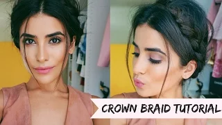 Crown Braid Hair Tutorial (EASY)