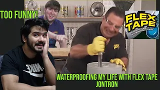 Waterproofing My Life With FLEX TAPE - JonTron Reaction