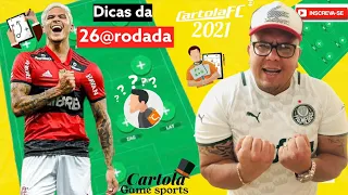 MITAMOS PAPAI-TIME E DICAS PRA MITAR ! DICAS RODADA 26- CARTOLA FC 2021/ RODADA #26#DICAS