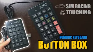 Cheapest DIY Button Box - Numeric Keyboard Numpad | Sim Racing - ETS2