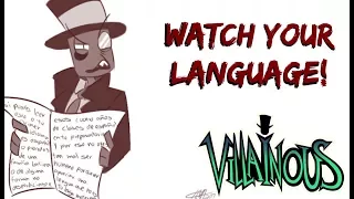 Villainous comic dub: Watch your language!
