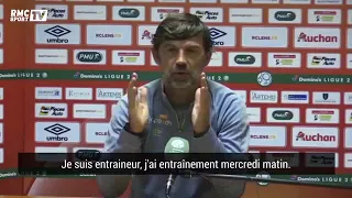 Eric Sikora perd son calme en conférence de presse sur l'affaire Douchez et refuse de se prononcer