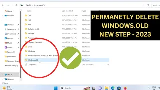 How To Permanently Delete WINDOWS.OLD Folder from Windows 11/Windows 10